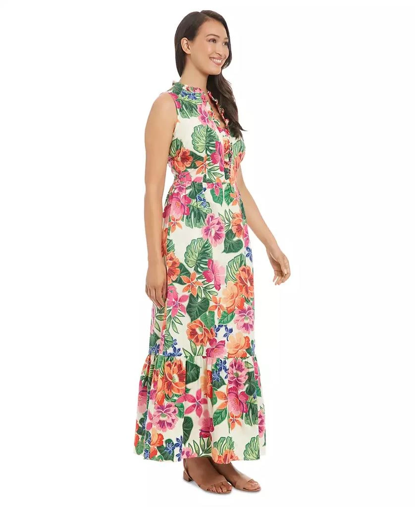 London Times Petite Printed Sleeveless Maxi Dress 2