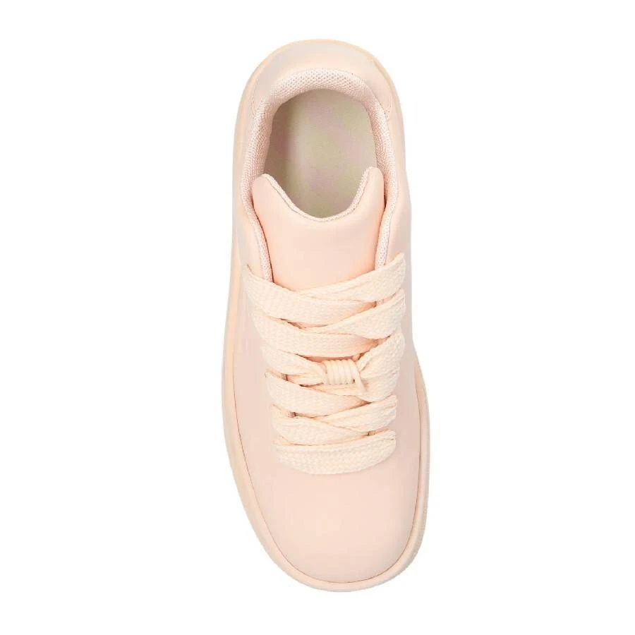 Burberry Leather Box Sneakers With Equestrian Knight Motif 3