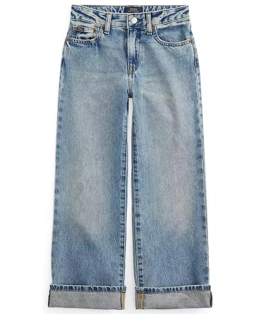 Ralph Lauren Girls
 7-16 High-Rise Wide-Leg Jeans