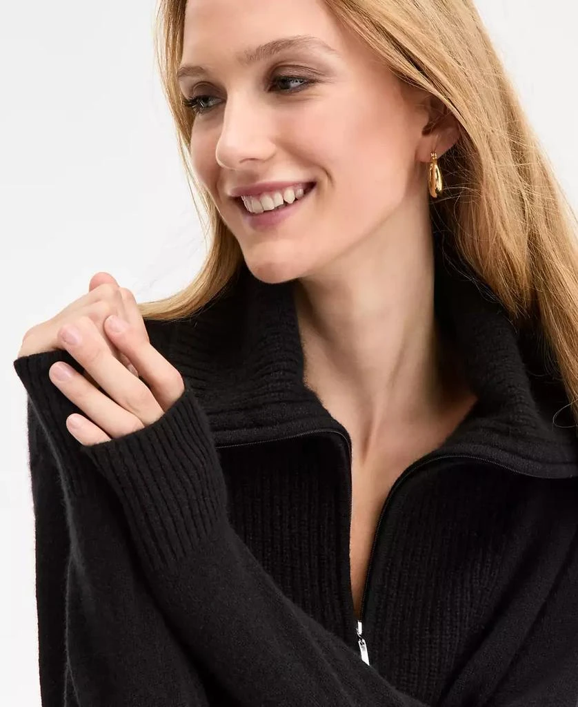 Charter Club 100% Cashmere Women's Quarter-Zip Sweater, Created for Macy's 4