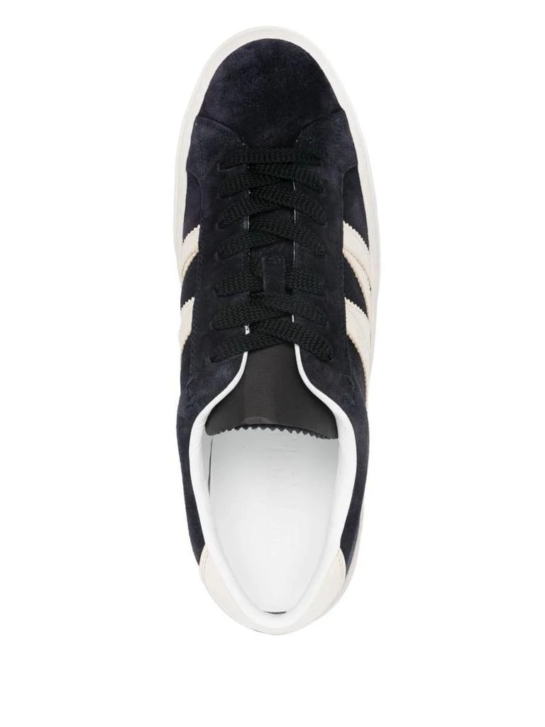 Moncler Moncler Blue Suede Monaco2 Sneakers 2