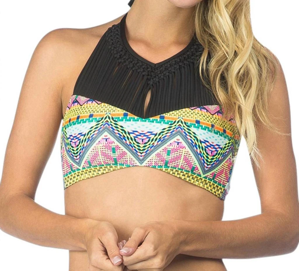 Hobie Macrame High Neck Bikini Top 1