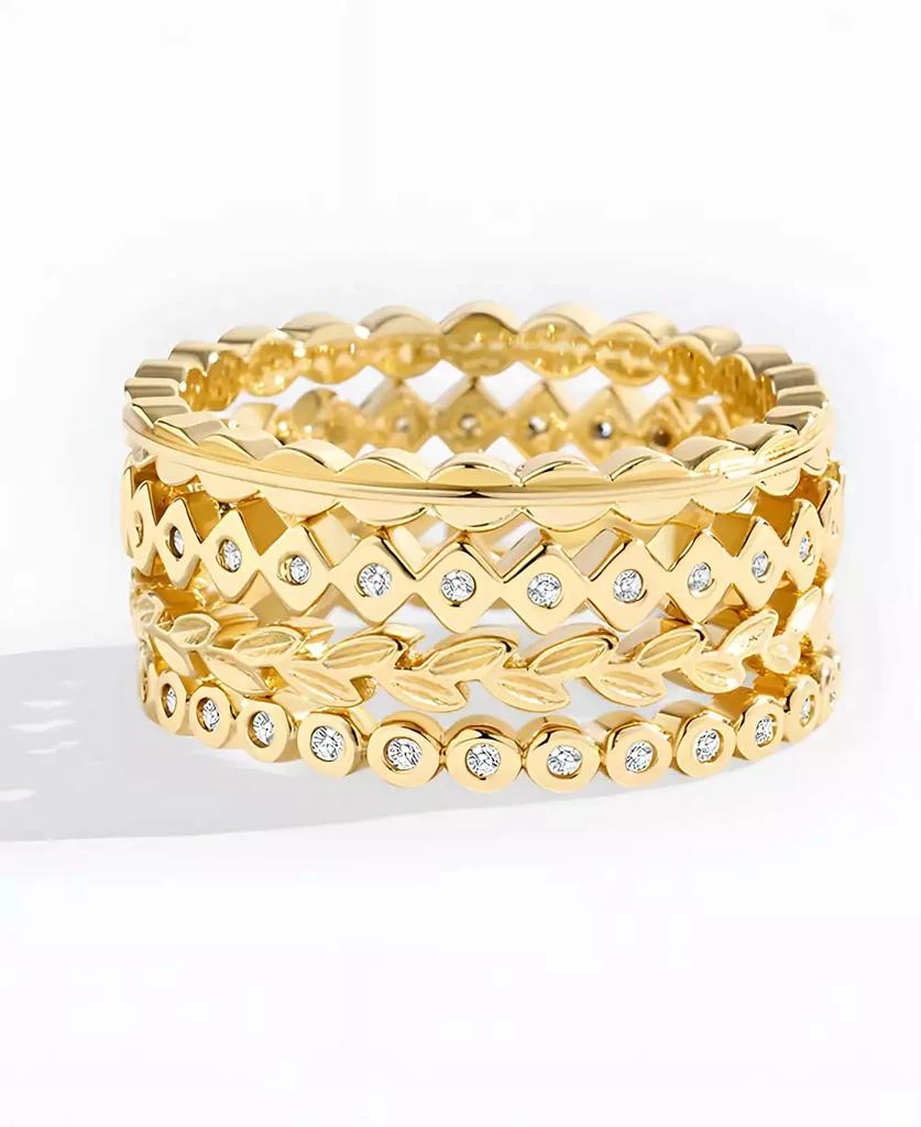 Mint 
Lily Dainty Mini Ring Set