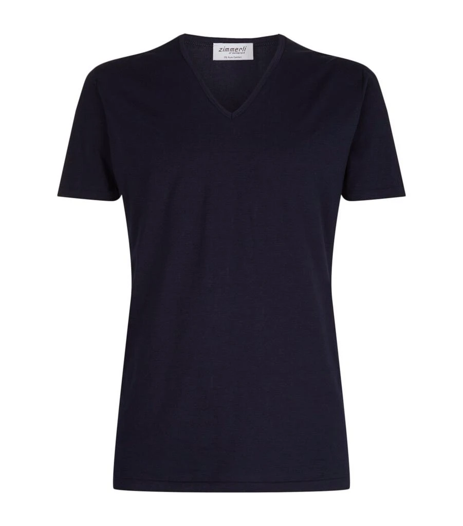 Zimmerli 172 Pure Comfort V-Neck T-Shirt 1