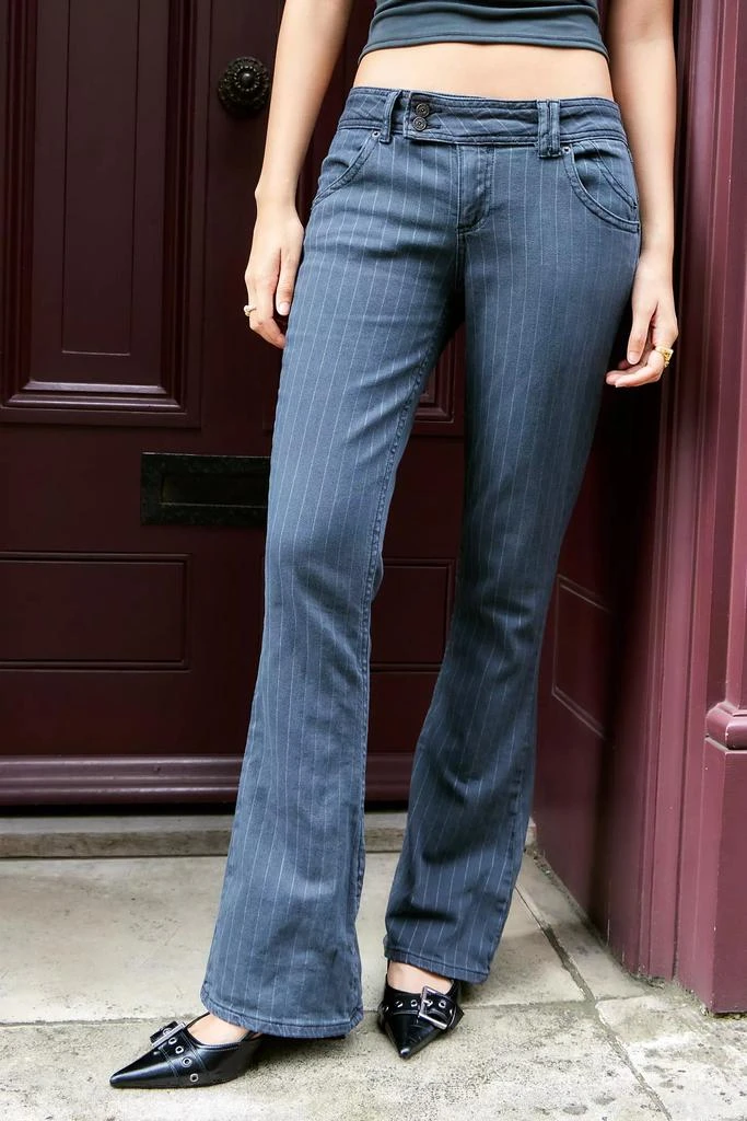 BDG BDG Brooke Low-Rise Bootcut Flare Pinstripe Jean 2