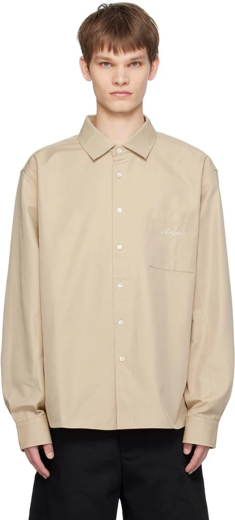 Axel Arigato Beige Flow Shirt 1