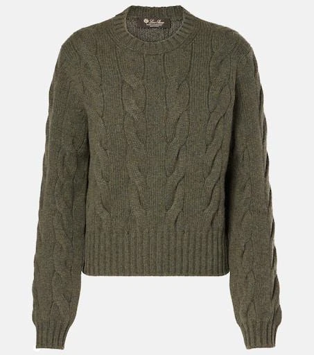 Loro Piana Napier cable-knit cashmere sweater 1