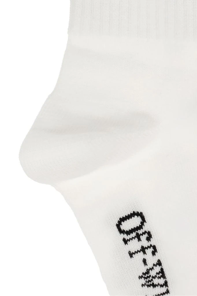 Off-White Off-White Kids Arrow Logo Jacquard Ribbed Ankle Socks 4