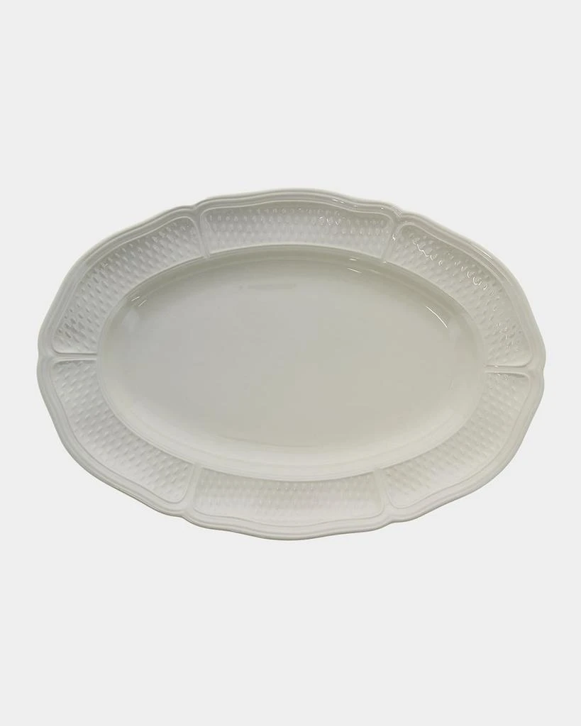 Gien Pont Aux Choux White Oval Platter 1