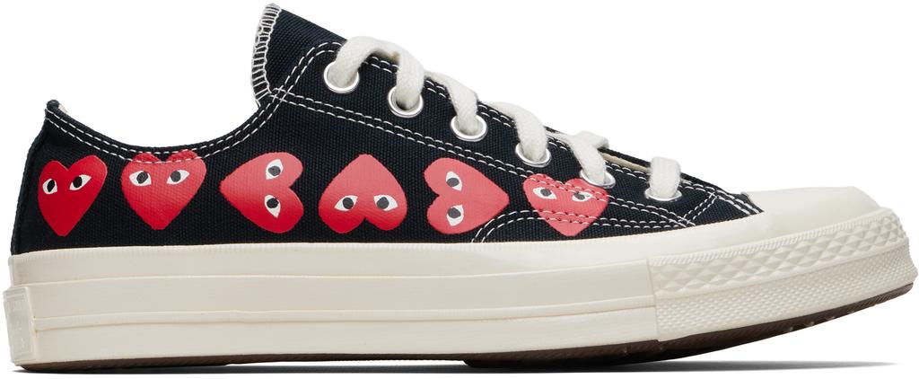 Comme des Garcons Black Converse Edition Chuck 70 Multi Heart Sneakers