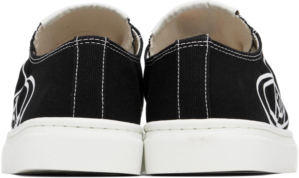 Vivienne Westwood Black Plimsoll Low Top 2.0 Sneakers