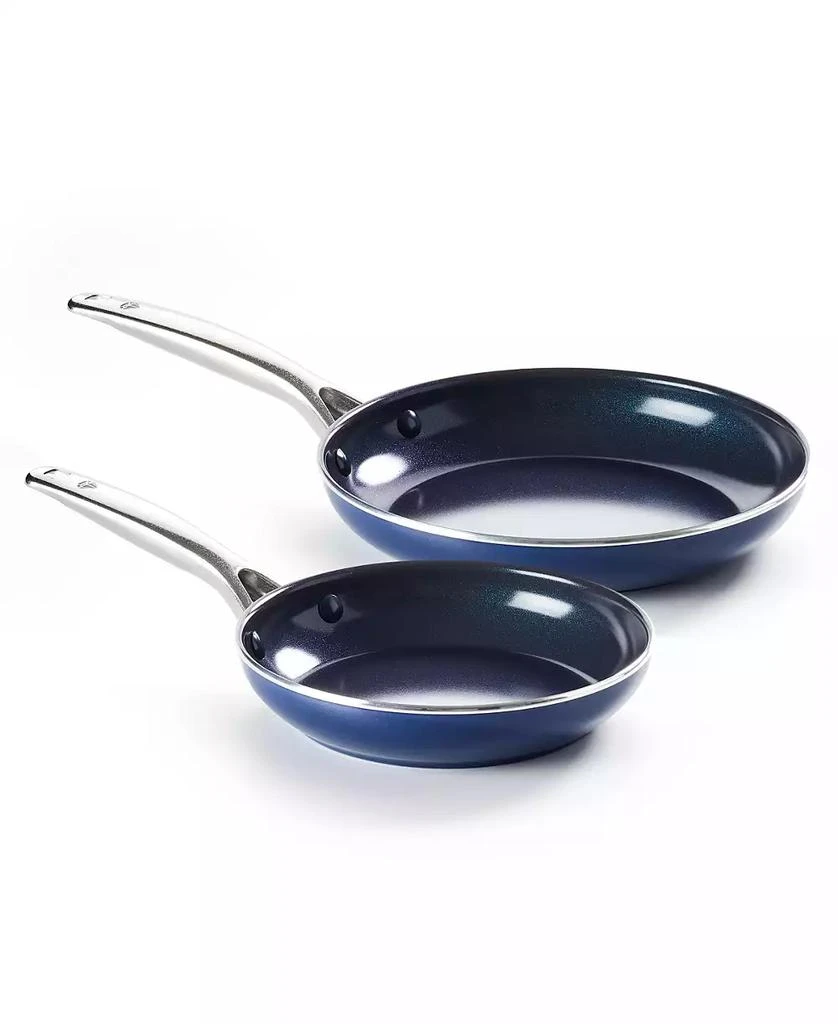 Blue Diamond Diamond-Infused 9.5" and 11" Frying Pan Set. 1