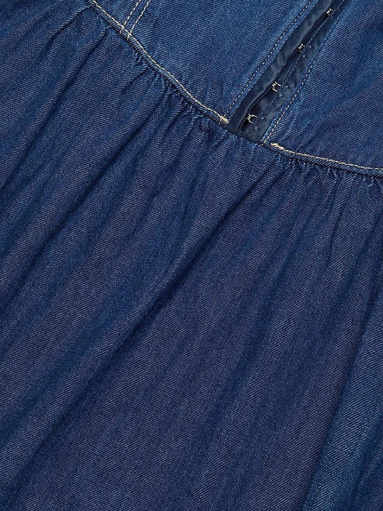 Reformation Tagliatelle Denim Midi-Dress 7