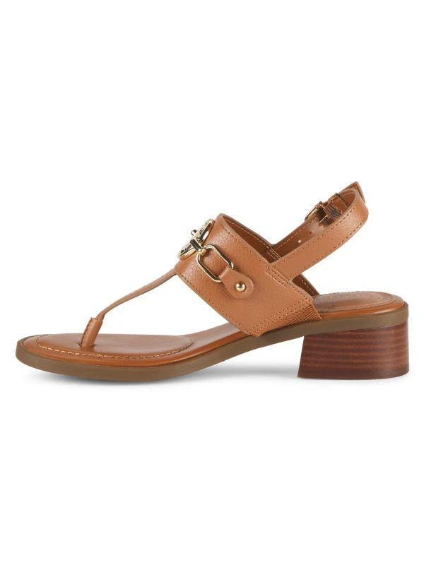 Tommy Hilfiger 38MM Logo Block Heel Sandals 4