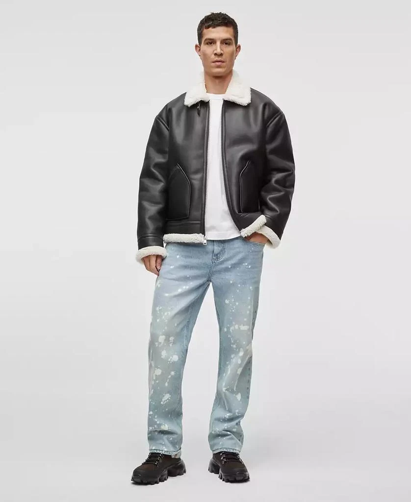 Mode of One Men's Aviator Faux-Sherpa Jacket, Exclusively at Macy's 2