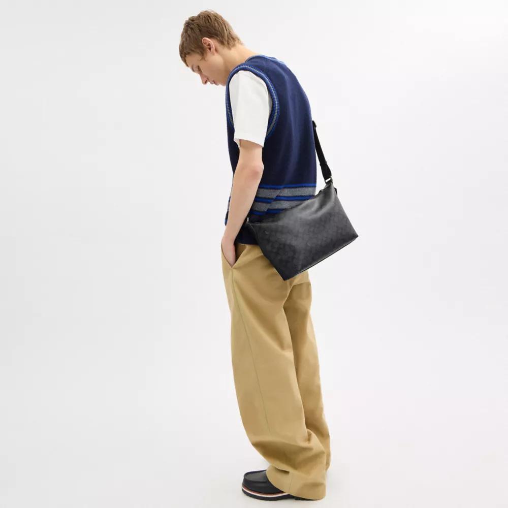 Coach Finn Crossbody Bag In Signature Canvas