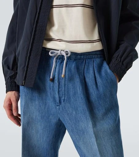 Brunello Cucinelli Faded tapered jeans 5