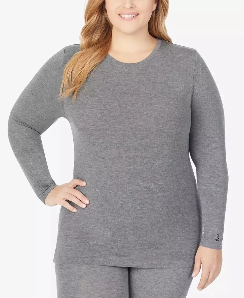Cuddl Duds Plus Size Softwear with Stretch Long Sleeve Top 1
