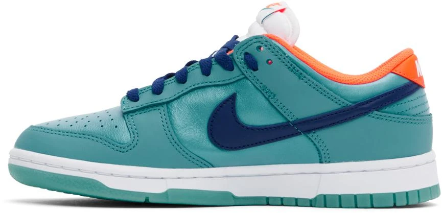 NIKE Blue & Orange Nike Dunk Low SE Sneakers 3