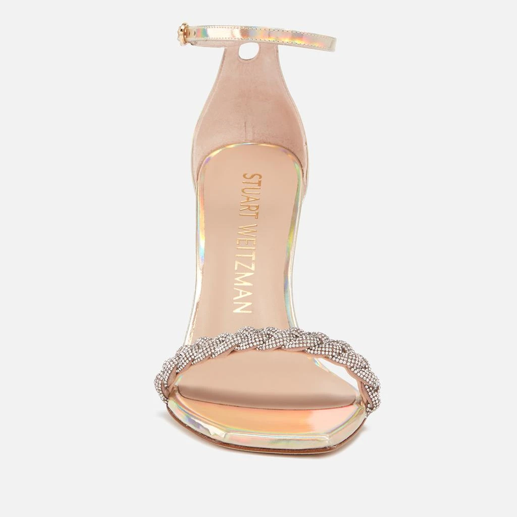 Stuart Weitzman Nudistcurve 100 Leather Heeled Sandals 2
