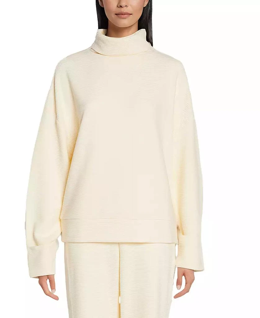 Three Dots Women's Nova Relaxed Turtleneck Sweater 1
