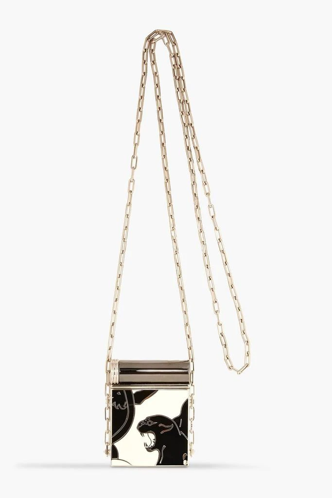 Valentino Gold-tone enamel compact mirror 1