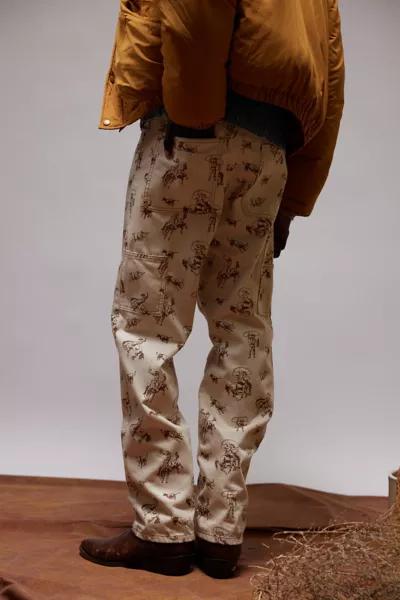 BDG BDG Cowboy Print Straight Fit Utility Jean