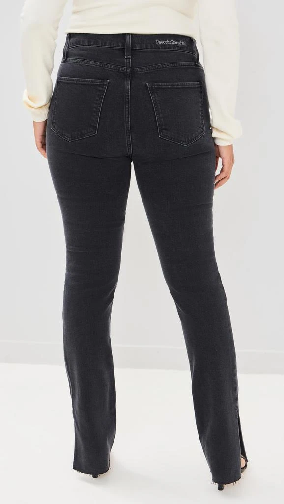 Favorite Daughter Valentina Super High Rise Tower Jeans with Slit Hem 10