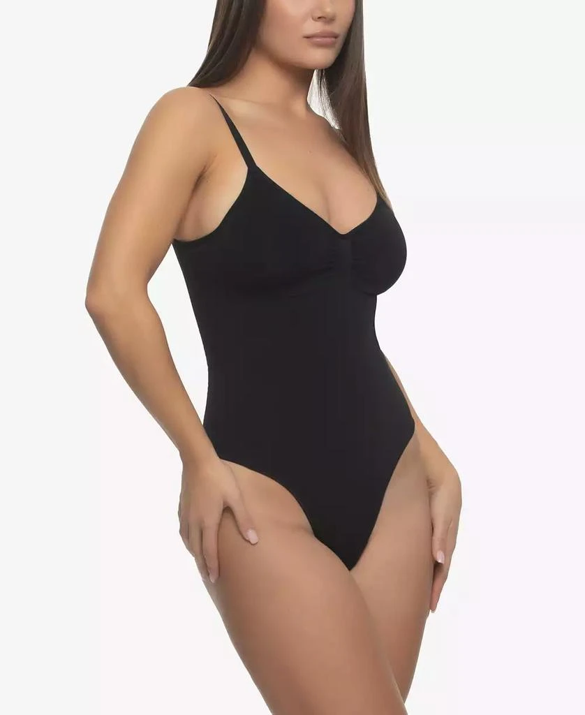 Felina Women
s Body Con Seamless Thong Bodysuit 2