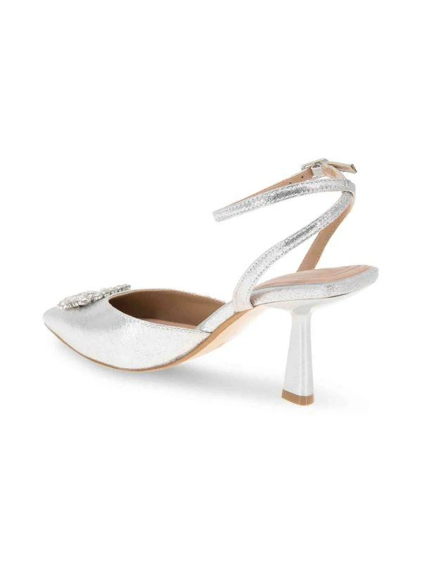 BCBG Ipany Ankle Strap Crystal Pumps 4