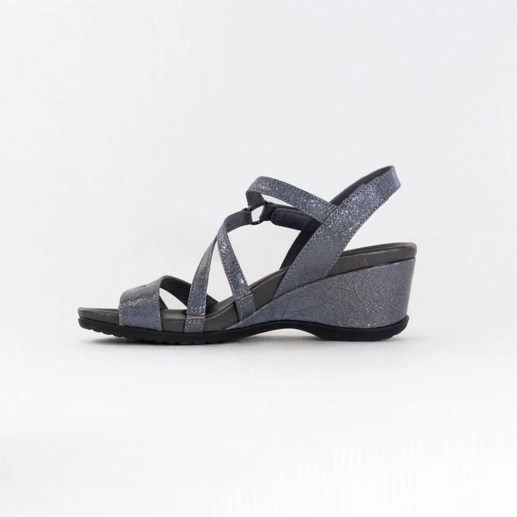 Dansko Women's Addyson Wedge Heels In Pewter 4