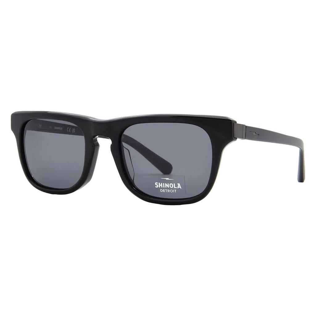 Shinola Grey Rectangular Men's Sunglasses SH1502S 001 52