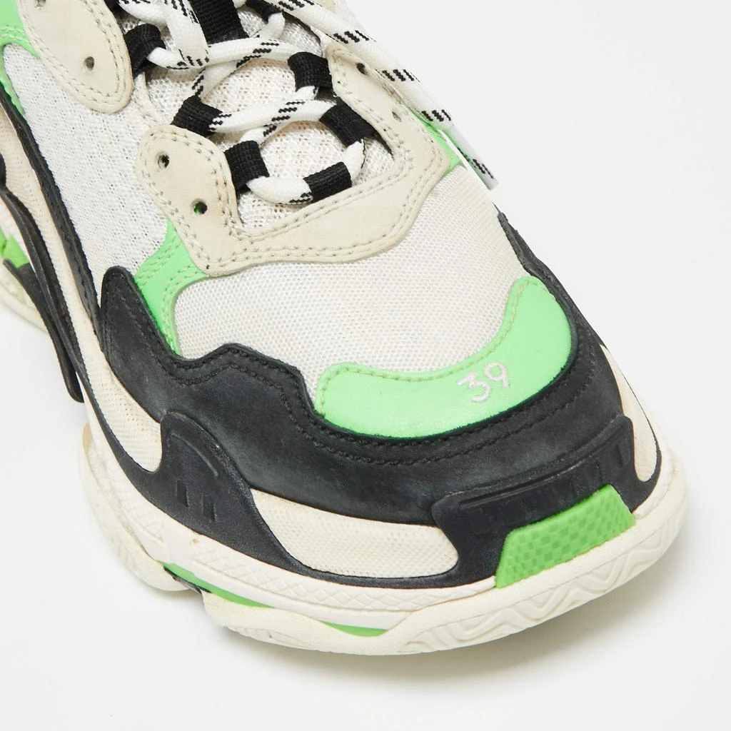 Balenciaga Balenciaga Multicolor Leather And Mesh Triple S Clear Sneakers Size 39 7