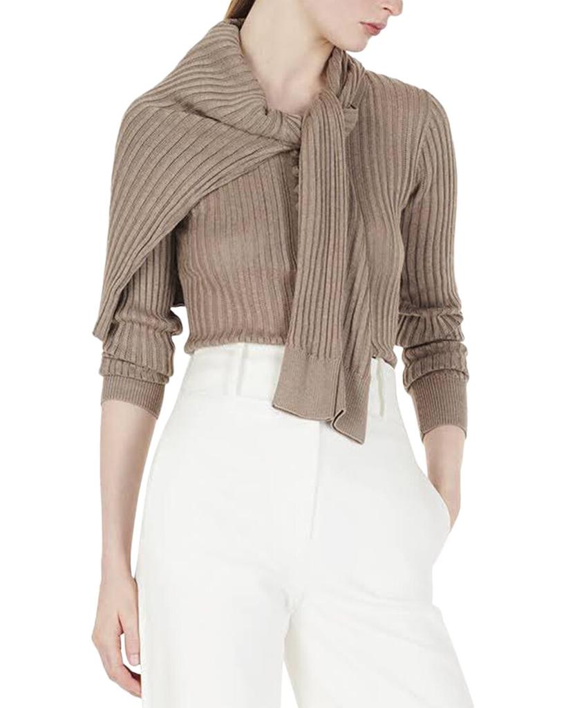 ADAM LIPPES Parker Silk & Cashmere-Blend Top
