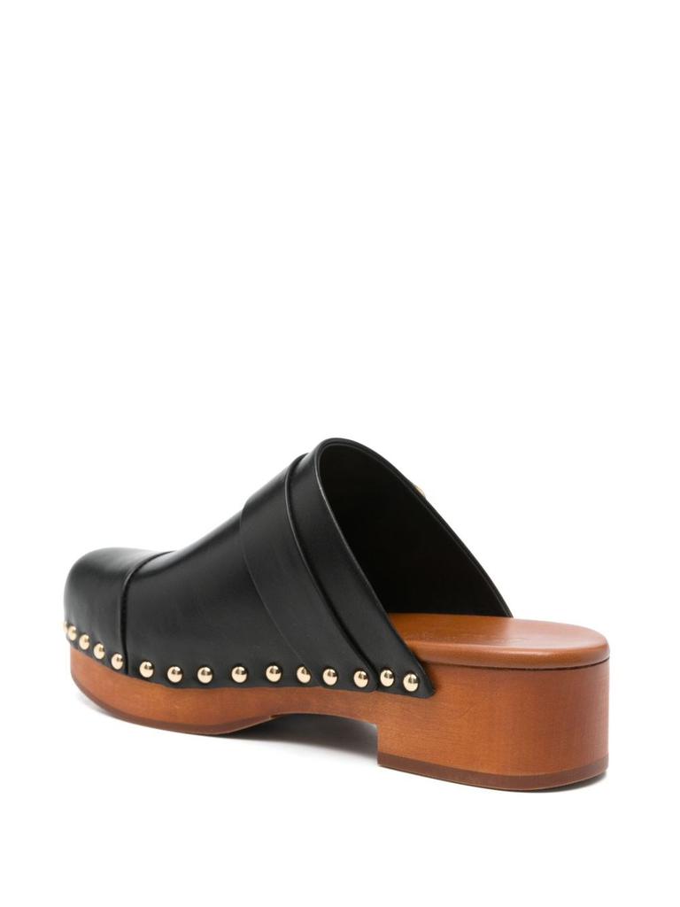 Chloé CHLOÈ - Jeannette Leather Clogs