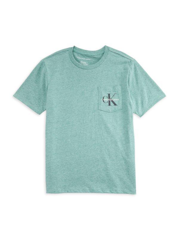 Calvin Klein Boy's Logo Crewneck Tee