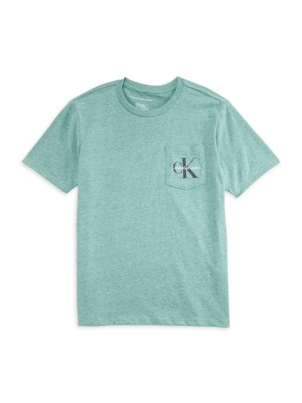 Calvin Klein Boy's Logo Crewneck Tee 1