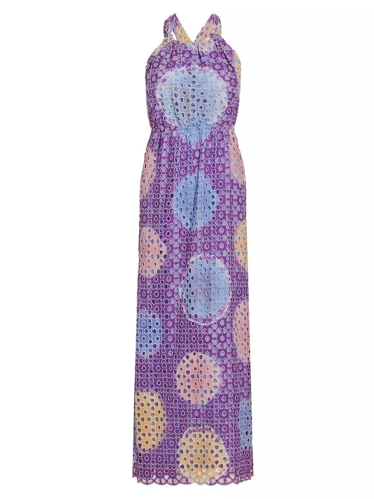 Busayo Oye Eyelet Cotton Maxi Dress 1