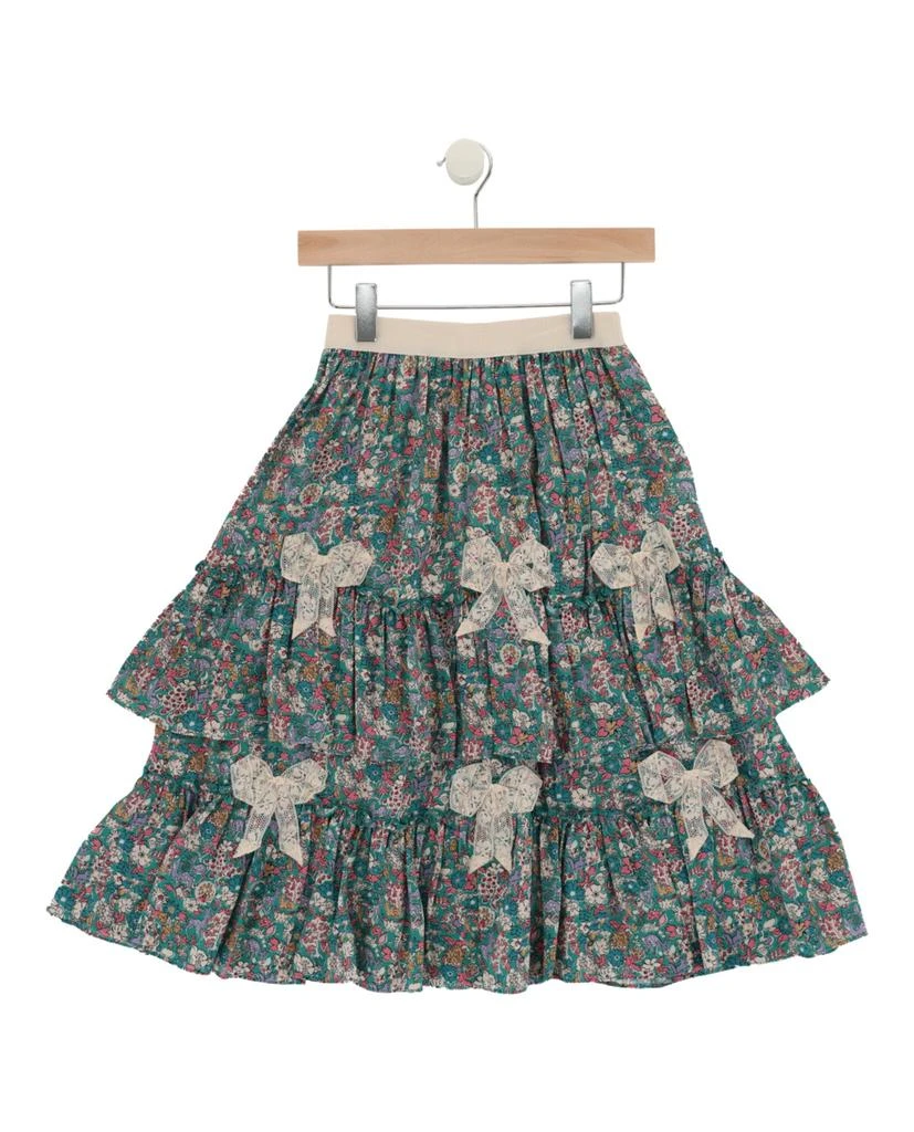 Gucci Liberty Floral Tiered Skirt 1