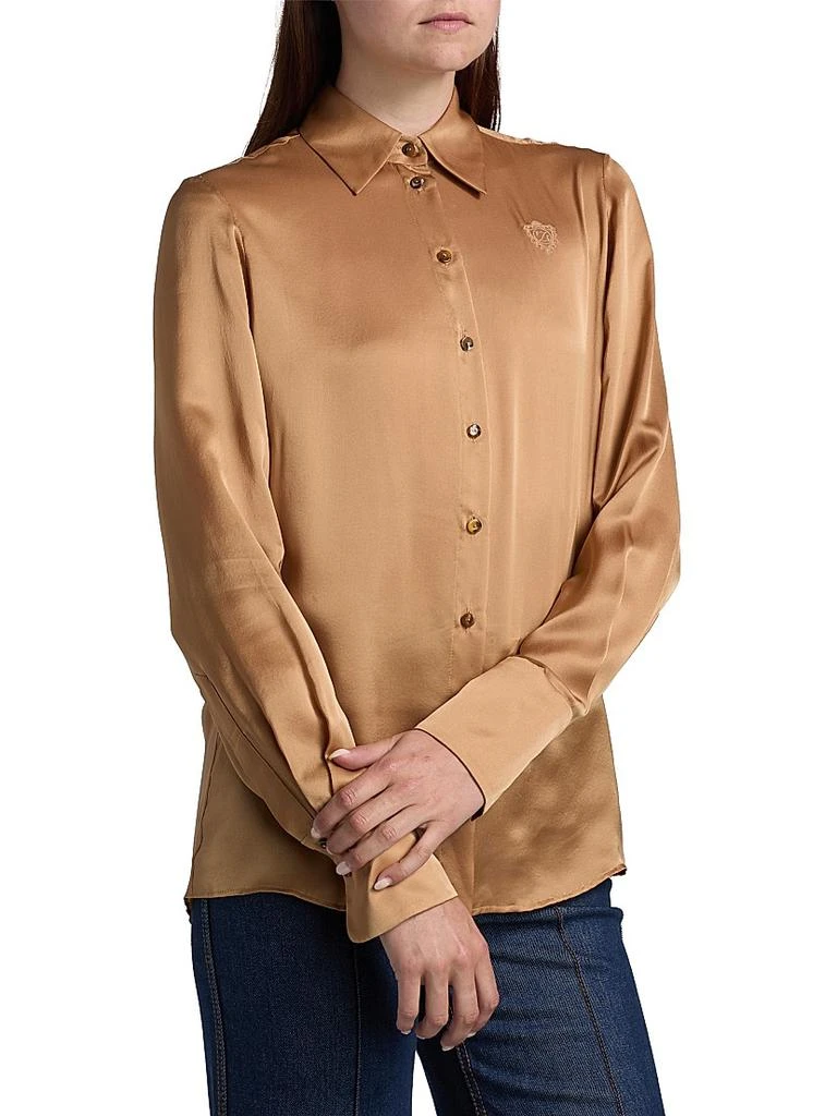 Zimmermann Hypnotic Silk Satin Shirt 4
