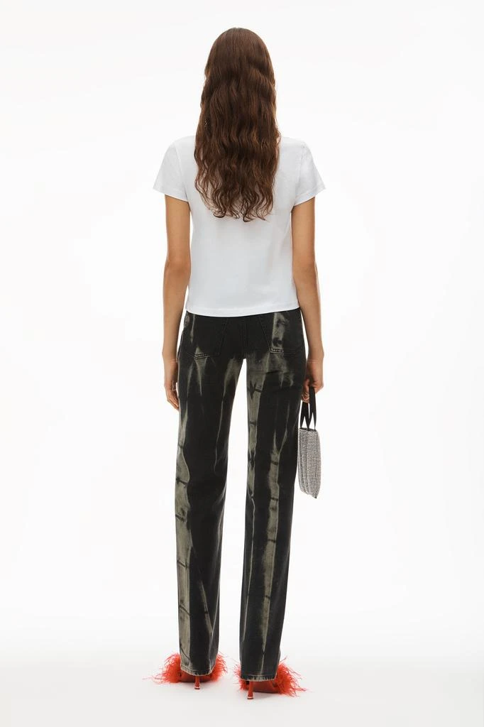 Alexander Wang PUFF LOGO SHRUNKEN TEE IN COTTON JERSEY 5