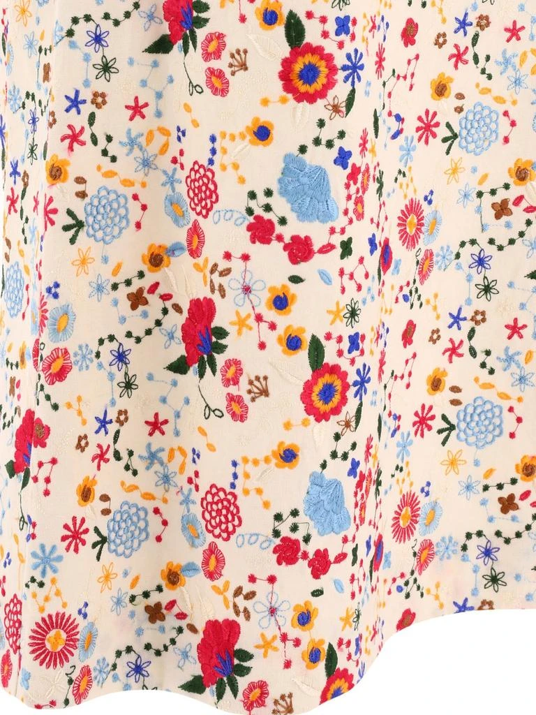 INES DE LA FRESSANGE Ines De La Fressange Floral A-Line Dress 4