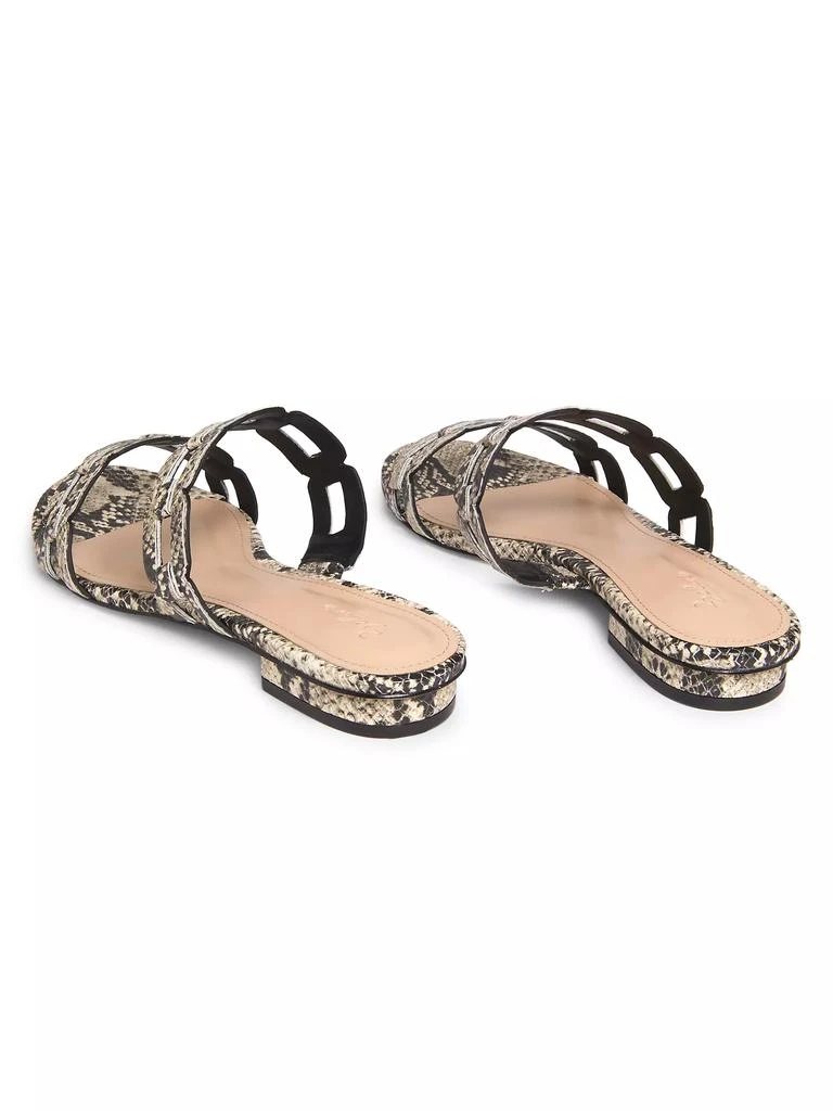 22élevé Chain-Link Metallic Leather Sandals 3