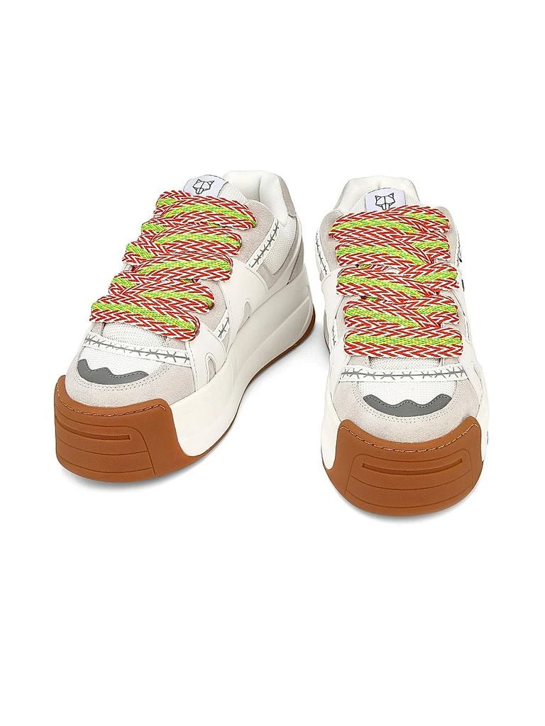 Naked Wolfe Slide White Low Top Sneakers 6
