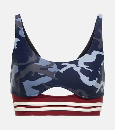 The Upside Marine Bailey printed sports bra 1