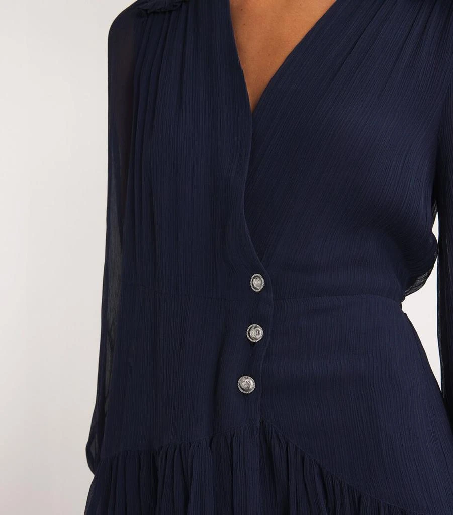 Maje Ruffle-Detail Mini Dress 6