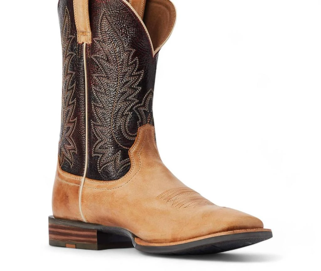 Ariat Men's Ridin High Western Boot In Desert Tan 3
