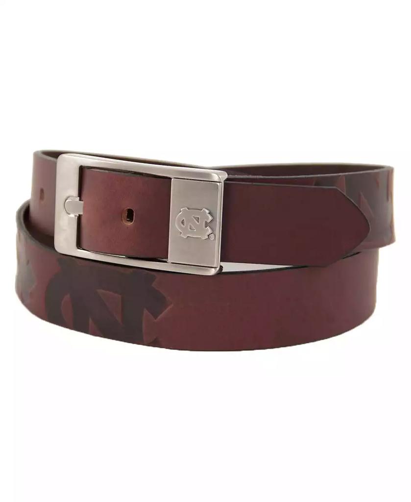 Eagles Wings Men's North Carolina Tar Heels (UNC) Brandish Leather Belt - Brown