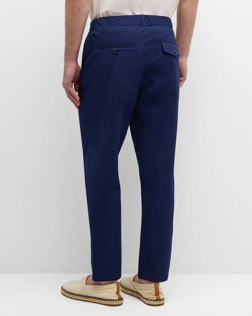 Scotch & Soda Men's Finch Seersucker Joggers 4