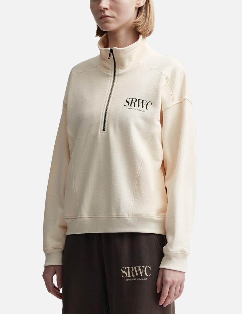SPORTY & RICH ハーフジップアップ スウェット XL Sporty & Rich Upper East Side Quarter Zip - Hoodies